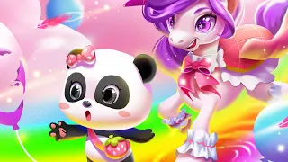 Little Panda Fashion Unicorn & Star Restaurants - BabyBus Game