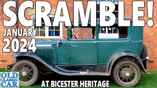 The BICESTER SCRAMBLE JANUARY 2024 car show
