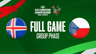 Iceland v Czech Republic | Full Basketball Game | FIBA U16 European Championship 2022 - Division B