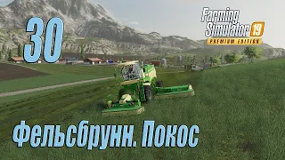 Farming Simulator 19 (Premium edition), прохождение #30 Фельсбрунн. Покос