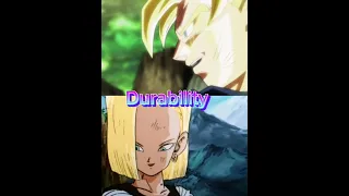 Goku vs android 17 and 18 all forms