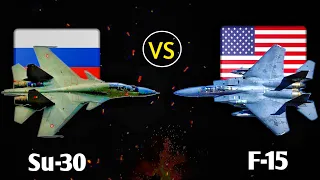 The F-15 Eagle VS Sukhoi Su-30 Fighter Jet