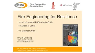 Fire Engineering for Resilience