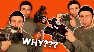 Why did I buy all of these Cameras? (Sony FX6, Vx1000, Canon C100, Fujifilm X100 & More)