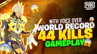 World Record Of This Season 44 Kill Gameplay😱🔥|PUBG MOBILE Icy Frost