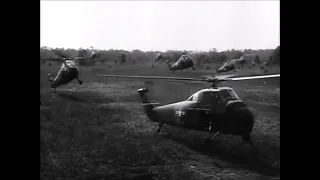 US Army Sikorsky H-34 Choctaw air assault exercise