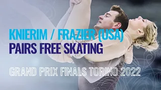 KNIERIM / FRAZIER (USA) | Pairs Free Skating | Torino 2022 | #GPFigure