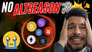 🚨¿¿NO habrá BULLMARKET de ALTCOINS?? ¿¿NO habrá ALTSEASON?? 👉Análisis BITCOIN HOY