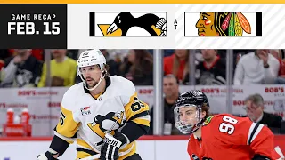 GAME RECAP: Penguins at Blackhawks (02.15.24) | Twelve 30-Plus Goal Seasons For Crosby