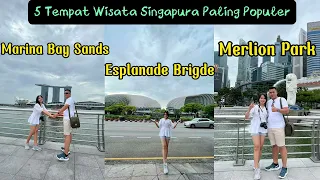 5 Tempat Wisata Singapura Terpopuler dan Wajib Dikunjungi Merlion Park, Marina Bay Sands, Esplanade