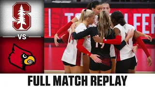 Stanford vs. Louisville Full Match Replay | 2023 ACC Volleyball