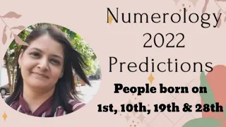 Mulank 1 Predictions for 2022 | #numerology  #Hindi Video | People born on 1st, 10th, 19th & 28th |