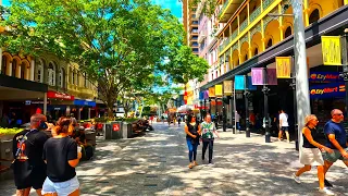 4K Pt1 Brisbane Skytower to Queen Street Mall Walking Tour | Queensland Capital City