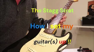 Setting up the the Stagg Strat.