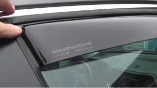How to Install WeatherTech Side Window Deflectors on Most Vehicles - Jeep Cherokee & Grand Cherokee