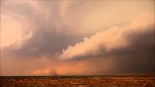Tornadic Storm near Dickens, TX 5/23/13