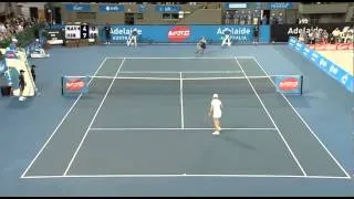 Martina Navratilova Incredible 'Get' - World Tennis Challenge 2013