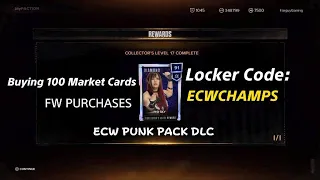 WWE2K24 - Diamond IYO SKY  // 100 Cards Purchased // ECW Punk Pack DLC & Locker Code | MyFaction