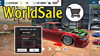 How to sell your car in WORLD SALE-Car parking multiplayer | New update