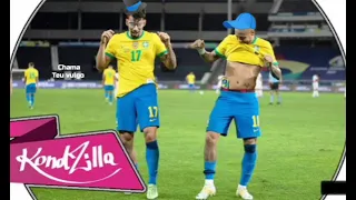 Neymar Jr & Lucas Paquetá ● DANCINHA DO TIKTOK ● Chama teu vulgo malvadão.