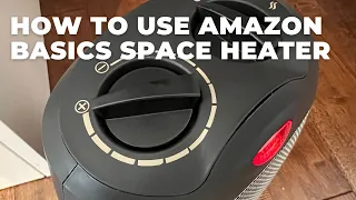 How to Use/Set Temperature on Amazon Basics Space Heater