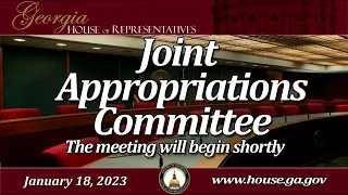 1/18/2023 - Joint Committee on Appropriations (part )