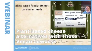 Webinar: Plant-based cheese alternatives with Those Vegan Cowboys!