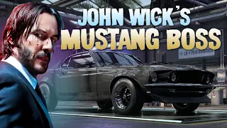 John Wick's MUSTANG Boss 69 1200HP - Customization-Need for Speed Heat Gameplay | Road & Drift Build