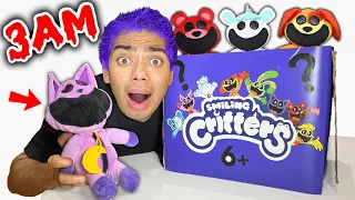 DO NOT UNBOX MYSTERY SMILING CRITTERS BOX AT 3AM!! *CURSED CATNAP , DOGDAY , POPPY PLAYTIME TOYS*