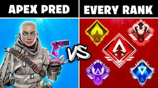 Top 0.01% Apex Predator 1v1s EVERY RANK with ONLY A P2020