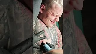 THE MOST PAINFUL TATTOO🩸NIPPLE TATTOO #art #tattoo #funny