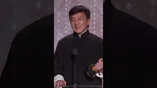At the 2016 Governors Awards, Jackie Chan receives an Honorary Award