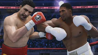 Anthony Joshua vs Wladimir Klitschko 2 FULL FIGHT - Fight Night Champion AI Simulation