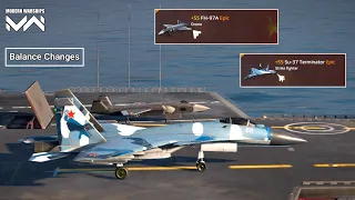 FH-97A And Su-37 Terminator - balance changes Update [0.64] - Modern Warships