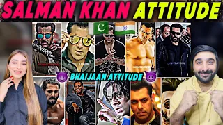 Pak reacts on Salman Khan Full Angry Attitude Videos 🔥❤️