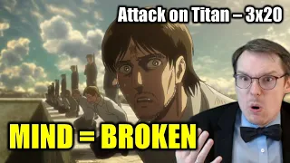 THAT DAY... || GERMAN watches Attack on Titan 3x20 - BLIND REACT-ANALYSIS