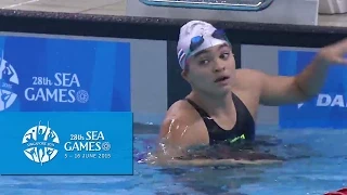 Swimming Heats Women's 50m Freestyle  Heat 1 (Day 6) | 28th SEA Games Singapore 2015