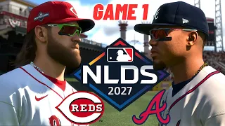 2027 NLDS GAME 1 VS. BRAVES | MLB THE SHOW 24 CINCINNATI REDS FRANCHISE EPISODE 67!