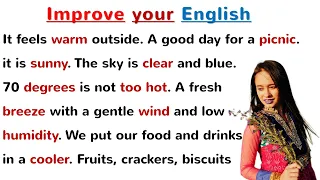 A Fantastic Family picnic |❤️| Learning English Speaking|Listen and Practice |Improve English