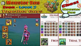 Even Quái 2 - 10 Monster mix RỒNG BĂNG - THUỶ TRIỀU 💥 | Lords Mobile 9DS