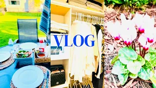 VLOG🌺Організація гардеробної 👚👗Відкрили сезон барбекю 🌭Досадила квіти 🌸🌷