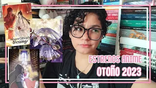 Estrenos de ANIME OTOÑO 2023 y dónde verlos 🩷✨