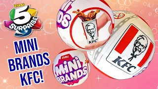I Feel Like Chicken Tonight! | 5 Surprise Mini Brands! KFC Mystery Pack | Adult Collector Review