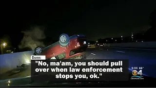 Video Shows Arkansas State Trooper Use PIT Maneuver On Pregnant Woman's SUV