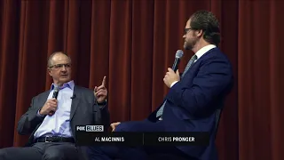 Al MacInnis tells Pronger the Blues are retiring his number