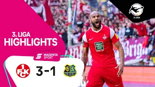 1. FC Kaiserslautern - 1. FC Saarbrücken | Highlights 3. Liga 21/22