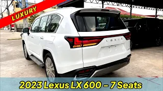 New 2023 Lexus LX 600 Full-size Luxury SUV Interior & Exterior