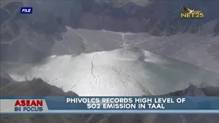 PHIVOLCS records high level of So2 emission in Taal