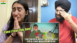 INDIANS REACT TO The BRAVE Green Beret who went on a one man Rampage to save his COMRADES!