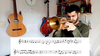 But Not For Me - Chet Baker Trumpet solo transcription